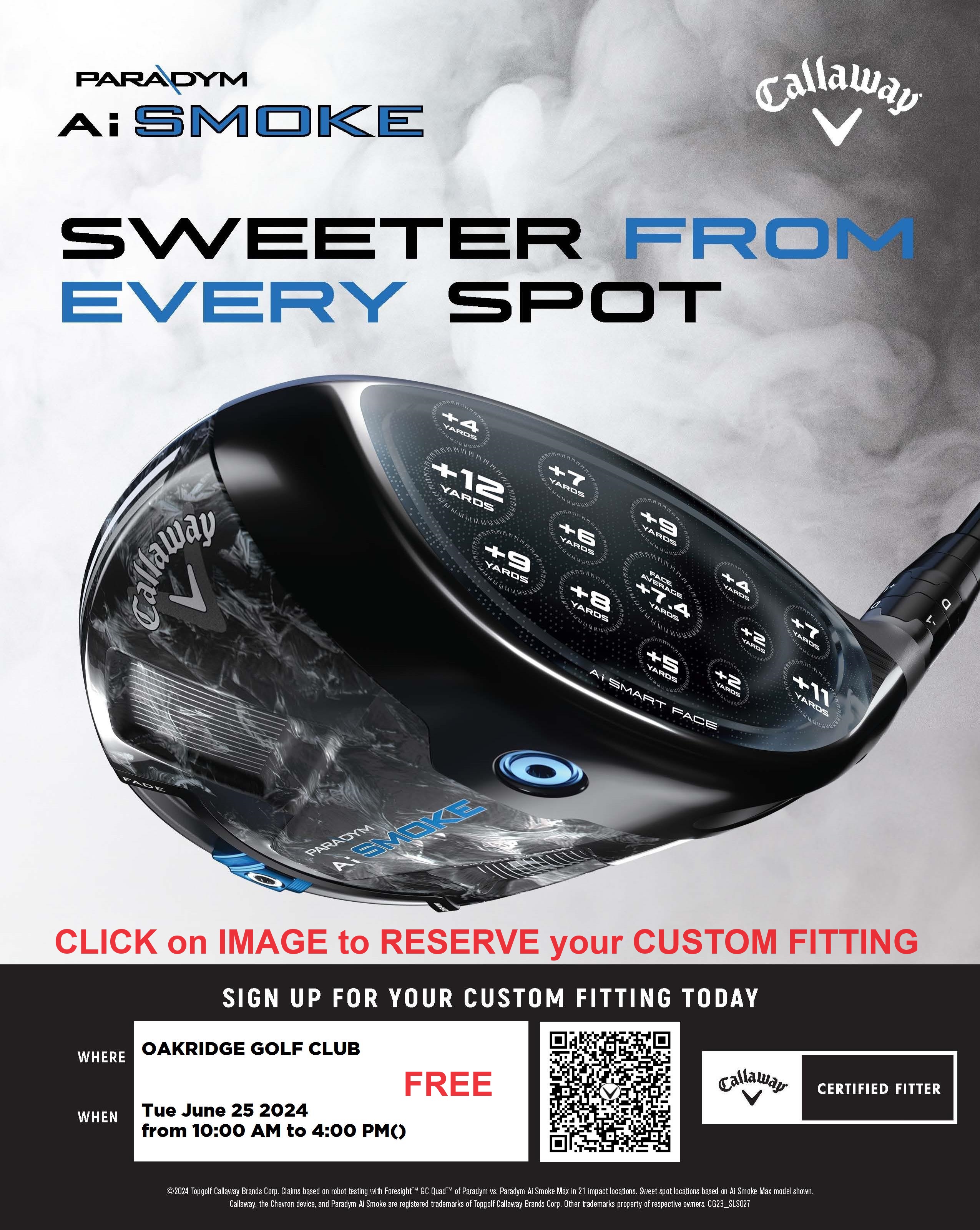 2024 CALLAWAY CUSTOM FITTING DAY