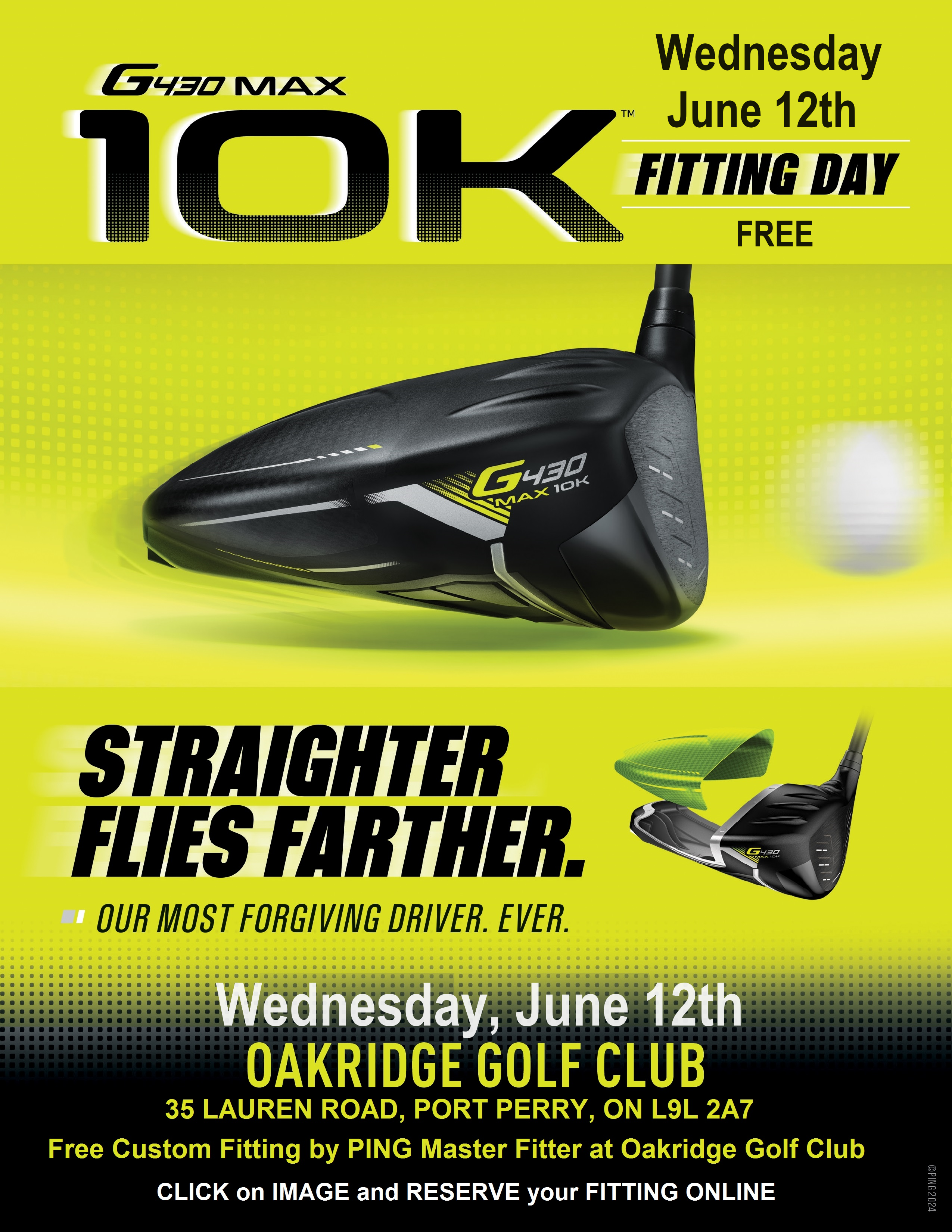 2024 PING at OAKRIDGE WEDNESDAY JUNE 12TH